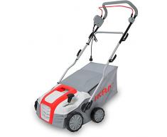 IKRA Elektro Vertikutierer Rasenlüfter IEVL 1840 Fangkorb 55l Arbeitsbreite 40cm Arbeitstiefe einstellbar 1.800W
