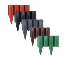 GardenPlast PalGarden Gartenpalisade, Rasenbord, Rasenkante 2,52 m, grün, 25x3x22.5 cm, 04-005