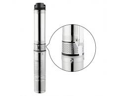 BanabaB 0,5HP 0,37W Tiefbrunnenpumpe 100mm 4 Zoll Durchmesser Tauchpumpe Edelstahl Tauchdruckpumpe Max. 5580 l/h Fördermenge Brunnenpumpe Wasserpumpe Deep Well Pump (0,5HP)