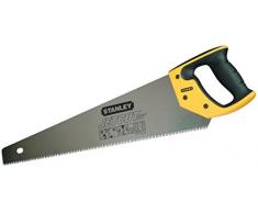 Stanley Jetcut Handsäge grob (380 mm Länge, Hardpointverzahnung, 7 Zähne/Inch, 45°/90°-Anschlag) 2-15-281