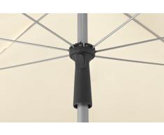 Schneider Sonnenschirm Locarno, natur, 150 cm rund, Gestell Stahl, Bespannung Polyester, 2 kg