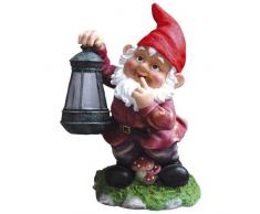 Globo 3314 Solarleuchte Gartenzwerg Laterne Gartenlampe Solarlampe