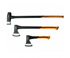 FUXTEC AXT Set, 3 teilig, Beil 900gr, Axt 1.600gr. Spaltaxt 3.900gr. Spalthammer Axtset, Spaltbeil