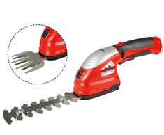 Grizzly 2-in-1 Akku-Garten-Scheren Set inkl. Li-Ion Akku 7.2 V (2.0 Ah) und Schnellladegerät, Grasschere, Strauchschere, Heckenschere, Kantenschere