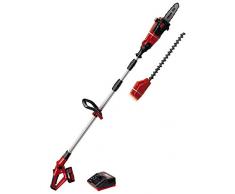 Einhell Akku-Hochentaster und Heckenschere GE-HC 18 Li T Set Power X-Change (Lithium Ionen, 18 V, Teleskop, Schnittlänge Kettensäge 170 mm, Heckenschere 400 mm, inkl. 3,0 Ah Akku und Ladegerät)