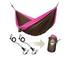 LA SIESTA - Colibri Fuchsia - Doppel-Reisehängematte inkl. Befestigung