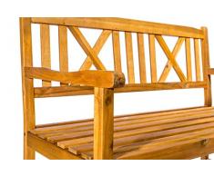 SAM 3-Sitzer Gartenbank Mykonos, Akazien-Holz geölt, FSC® 100% Zertifiziert, Holzbank, massives Garten- & Balkonmöbel