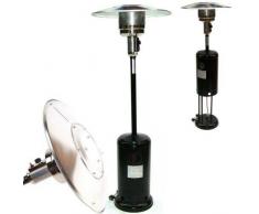 D&L Gas Heizpilz Terrassenheizstrahler 13KW Heizstrahler 56700 Gasheizer Terrasse, Terrassenheizer 13000W, Gas-Heizstrahler, Heizpilz mit stufenloser Regulierung, Transportrollen, Umkippsicherung AWZ