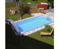 Steinbach Styria Stahlwandpool Set, oval, 625 x 360 x 150 cm, 012270