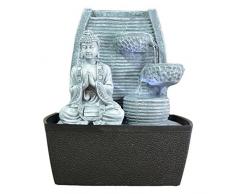 Innenbrunnen Zimmerbrunnen Feng Shui Weisheit LED Beleuchtung 24 cm