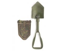 AB original Bundeswehr Feldspaten Klappspaten mit Tasche in Flecktarn