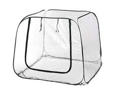 TW24 Foliengewächshaus 120x120x100cm - Gewächshaus - Gemüsebeet - Treibhaus - Frühbeet - Gartengewächshaus mit Modellauswahl (Pop Up Groß)