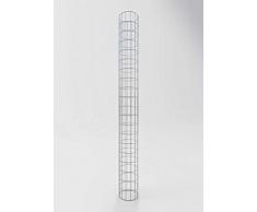GABIONA Säule Steinkorb-Gabione rund, Maschenweite 5 x 5 cm, Höhe 200 cm, feuerverzinkt (22 cm Durchmesser)
