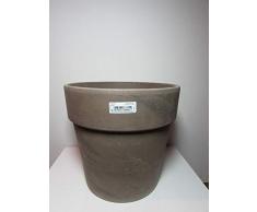Pflanztopf Spang Basalt Ton Ø 22 H 19 cm