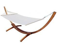 ASS 350cm Hängemattengestell Lucia Hängematte mit Gestell aus Holz Lärche mit Stabhängematte