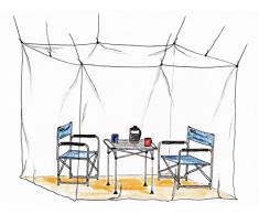 Basic Nature Moskitonetz Klassik Doppel, Mesh 225, 1433000