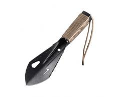 Macabolo Gartenschaufel, Edelstahl Garten Spaten Weder mit Sägezahn Hex Schlüssel nalierung Gartenbau Graben Wild Gemüse Werkzeuge