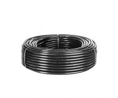 Tropfschlauch 16mm x 10m Tropfrohr Perlschlauch Gartenbewässerung schwarz