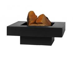 FARMCOOK Feuerschale PAN-5 schwarz lackiert in drei Größen (70x70x22 cm)