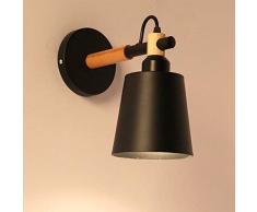 YLCJ Mto Licht Wandleuchte Halter Licht Wandleuchten Wand Industrie Support Restaurant moderne minimalistischer Stil Lobby Lounge-Bar schwarze Wand TV ohne Lampe
