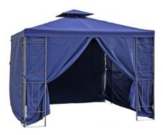 ERSATZDACH WASSERDICHT BLAU DUNKELBLAU PARTYZELT PAVILLON DACH STOFFDACH M. DACHKRONE