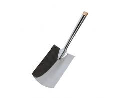 Format 4005827250030 Gärtnerspaten mit T-Stiel aus Edelstahl Silber/beige 8.5x20x115.5 cm