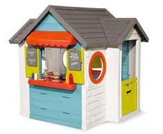 Smoby – Chef Haus - Multifunktionshaus für Kinder für drinnen und draußen, Restaurant, Spielhaus und Kaufmannsladen für Jungen und Mädchen ab 2 Jahren