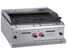 Modular Gas Lavasteingrill, Grillrost Höhenverstellbar als Tischgerät Gastlando