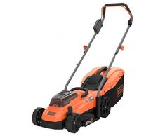 Black+Decker Akku-Rasenmäher BCMW3318N (betrieben mit 2x 18V Akkus, 33 cm Schnittbreite, für kleine und mittlere Rasenflächen bis 250 m², 5-fache Höhenverstellung, Lieferung ohne Akku und Ladegerät)