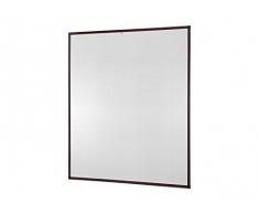 empasa Insektenschutz Fliegengitter Fenster Alurahmen Basic Zuschnitt weiß, braun oder anthrazit, in verschiedenen Größen, ohne Bohren und Schrauben