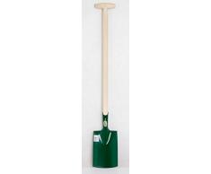 Pionierspaten Spaten Gartenspaten Spitzspaten aus Stahl mit Holzstiel K_105