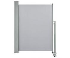 vidaXL Seitenmarkise Ausziehbar 100x300cm Grau Sichtschutz Windschutz Markise