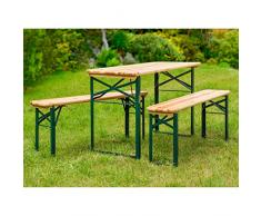 Balkon Bierzeltgarnitur 110 x 50 x 70 cm