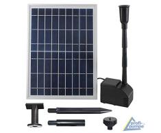SOLAR TEICHPUMPE SPRINGBRUNNEN SOLAR WASSERSPIEL Oslo 900 Solar-Teichpumpen-Set GARTENBRUNNEN SPRINGBRUNNEN für Gartenteich Solarbrunnen mit STABILEM ALU-Rahmen
