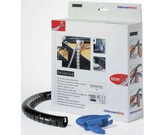 HellermannTyton Spiralschlauch +Werkzeug HWPP16L2 BK+WZ(VE2m) schwarz Spiralschläuche Helawrap Kabelbündelungsschlauch 5022660178283