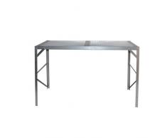 Vitavia Aluminium-Tisch HKP 1 Ebene blank eloxiert