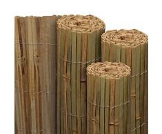 Sol Royal Sichtschutz Bambus SolVision B89 100x600 cm Sichtschutzmatte Natur als Wind- & Blickschutz für Garten & Balkon