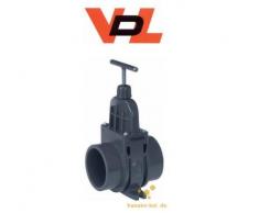 VDL Zugschieber Ø 110 mm Teichzubehör Teichfilter pvc und Fittings Koiteich