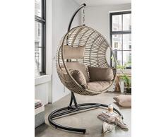 Destiny Coco Deluxe II Hängesessel Polyrattan Hängekorb Hängestuhl Hängeschaukel