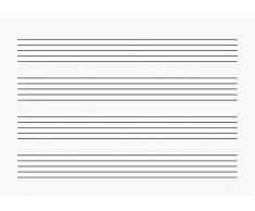 Brunnen 1046834 Notenheft (A5, 8 Blatt, Elementarlineatur)