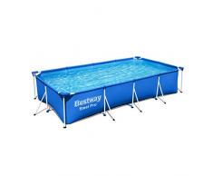 Bestway Steel Pro Framepool ohne Pumpe, eckig, 400 x 211 x 81 cm