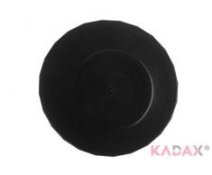 KADAX Blumentopf, EIN Topf für Blumen und Pflanzen mit Untersetzer, Pflanzkübel leichtes und beständiges Material EIN dekorativer Topf für Pflanzen (14cm, Schwarz)