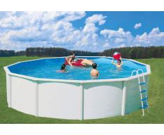 Stahlwandpool Set Nuovo de Luxe Ø 3,5 x 1,2 m POOL SWIMMINGPOOL STAHLMANTELBECKEN