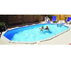 Steinbach Grande Stahlwandpool Set, oval, mit Sandfilteranalge, 610 x 366 x 135 cm, 011755