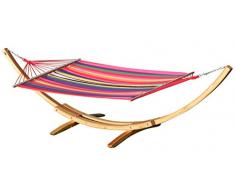 ASS 410cm XXL Hängemattengestell Natur-NEGRIL aus Holz Lärche mit Stab Hängematte von