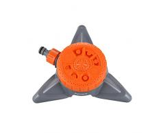 Fuxtec 8-Flächenregner FX-8FRG1 Rasensprenger mit 8 Sprühfunktionen, Standsicher, Bewässerungsfläche ca 50m², inkl Schmutzsieb