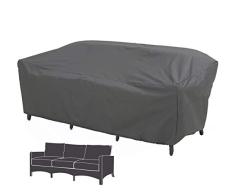 Hentex Cover Schutzhülle für Lounge Chair Gartenbank 3-Sitzer Abdeckung Loungesofa