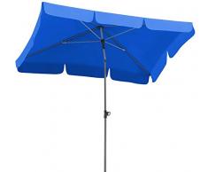 Schneider Sonnenschirm Locarno, royalblau, 180x120 cm rechteckig, Gestell Stahl, Bespannung Polyester, 2.3 kg