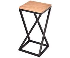 CXHMYC Pflanzentheater Blumentopf Ständer Indoor Outdoor Garten Terrassenpflanze Bonsai Deko Display Blumenständer Indoor Outdoor (Farbe: Schwarz, Größe: S: 30 * 30 * 60cm)