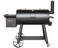 Fuego EL Holzpelletgrill Grand MAGENA Smoker-Grill, LCD-Anzeige, mit Fleischthermometer, Brennerleistung 240 Watt, Räuchergrill, Smoker, Grill, BBQ, Barbecue, AY 569